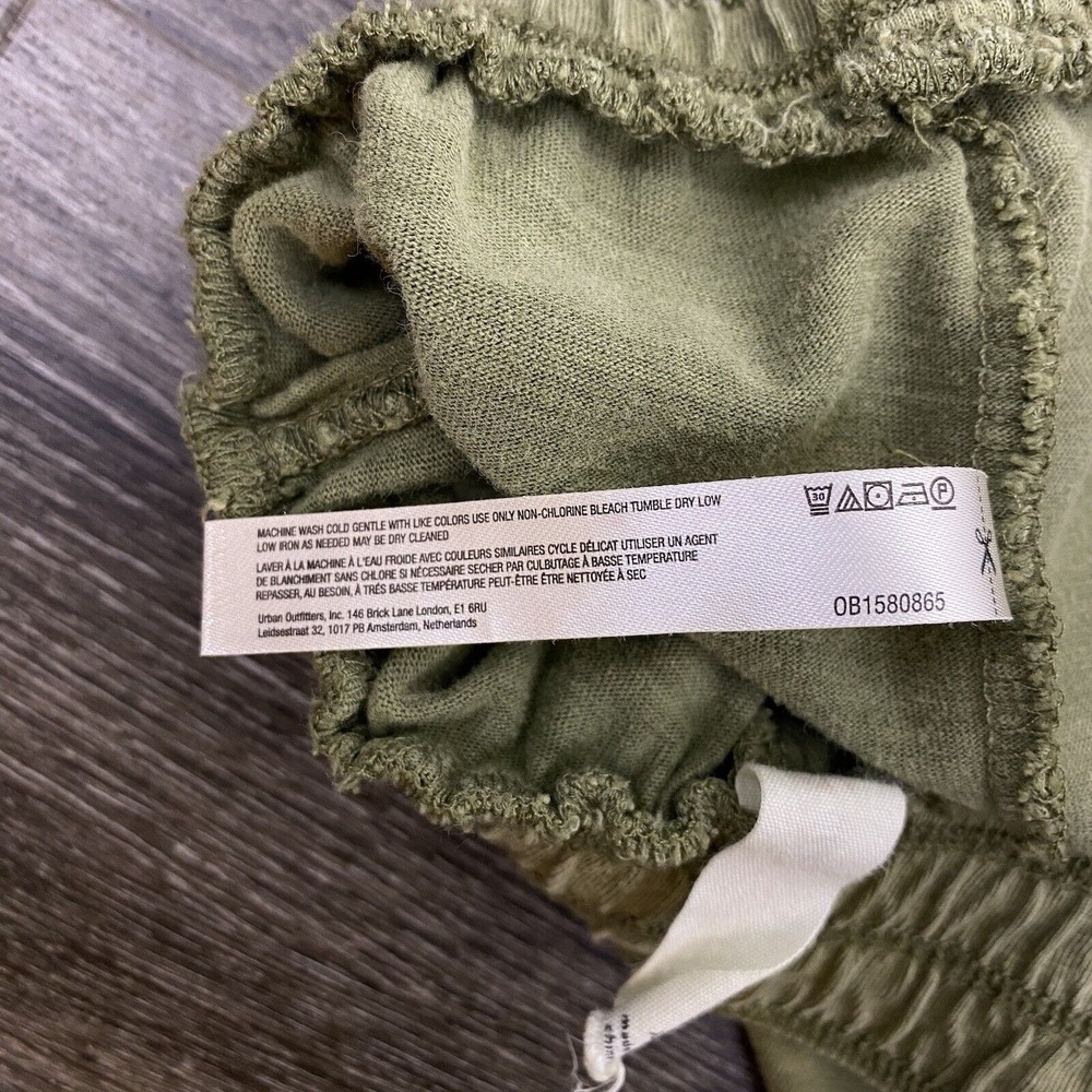 Daily Practice Anthropologie Joggers Womens XS Green Drop Crotch Lounge Hi Rise - Picture 6 of 12